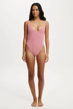 Tie Back Strappy One Piece Brazilian