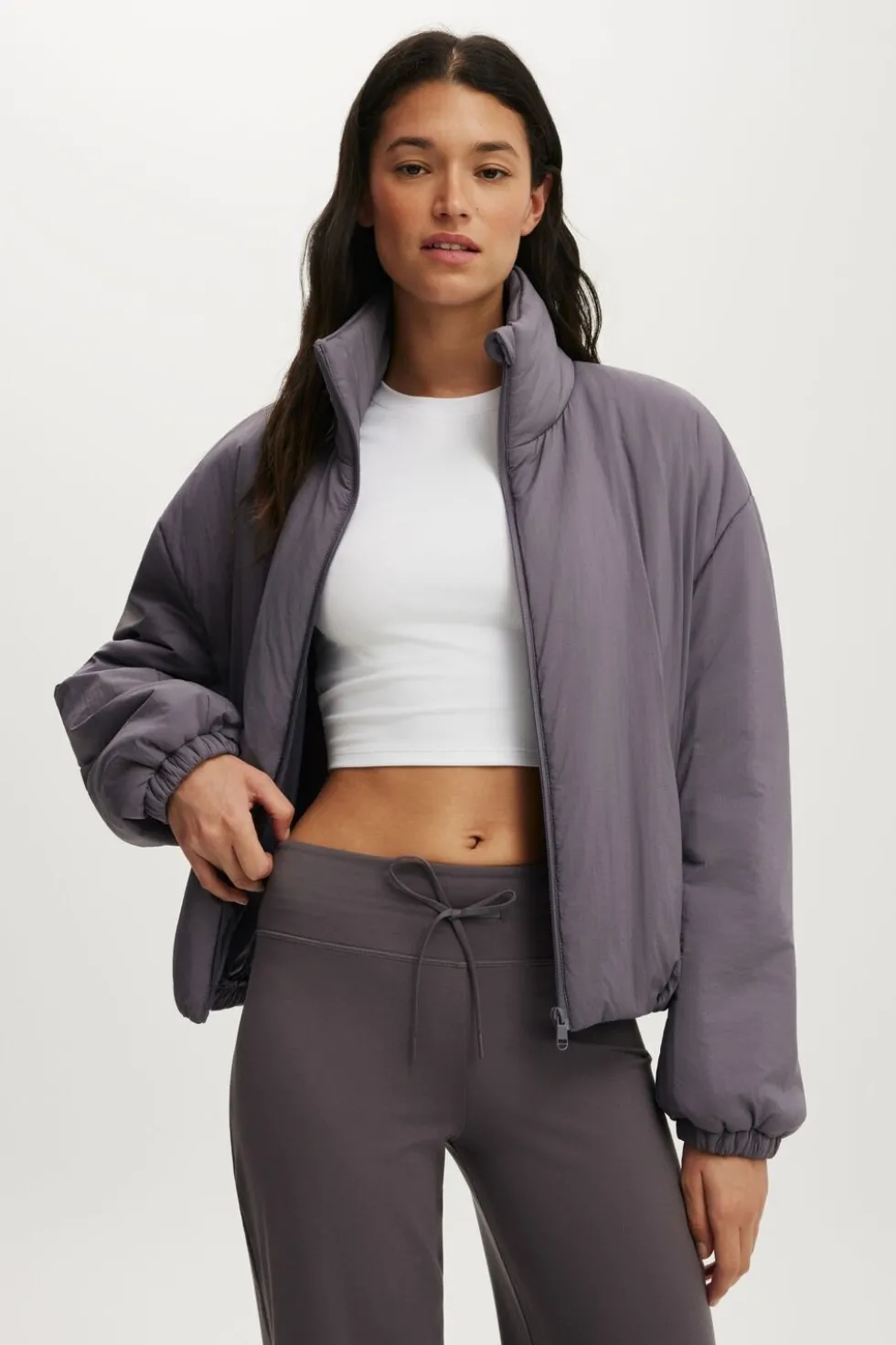 Ultra Light Padded Bomber Jacket
