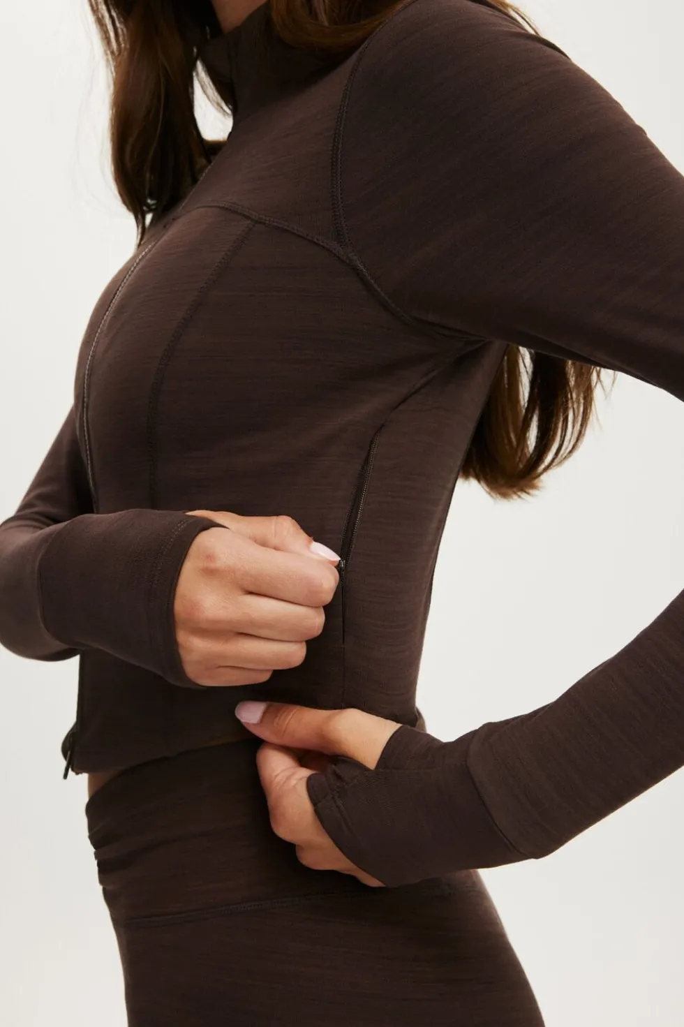 Ultra Soft Contour Long Sleeve Zip Through