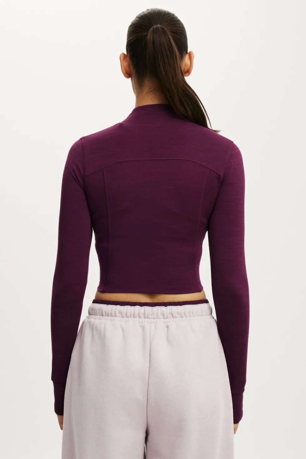 Ultra Soft Contour Long Sleeve Zip Through