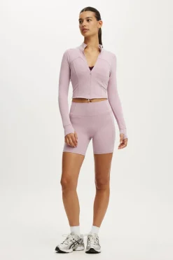 Ultra Soft Contour Long Sleeve Zip Through