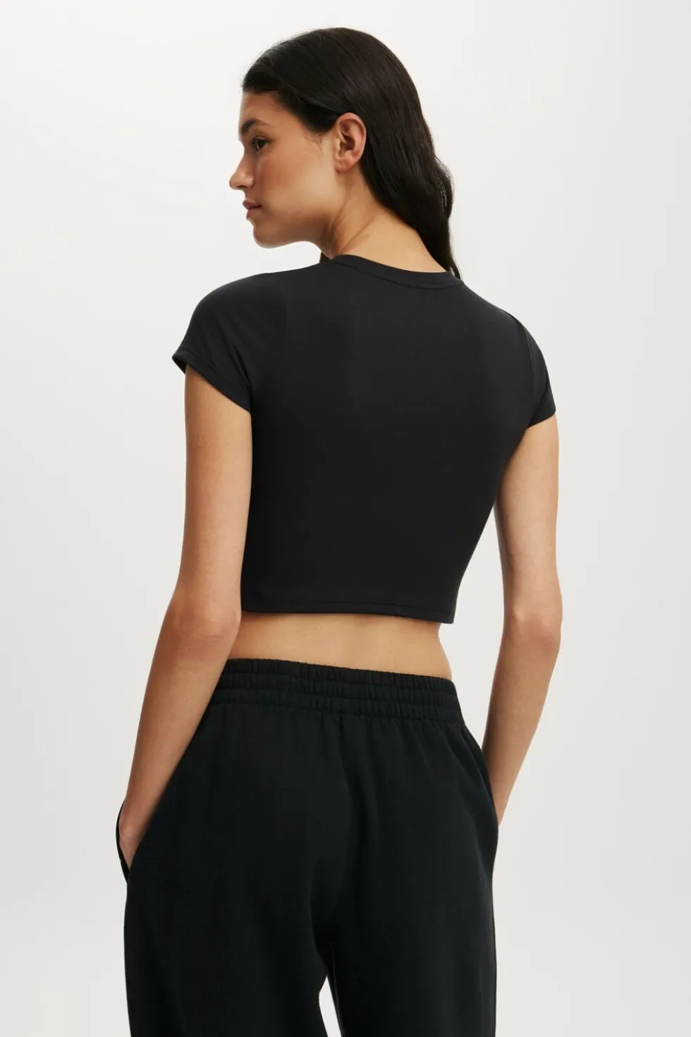 Ultra Soft Cropped Fitted Tshirt