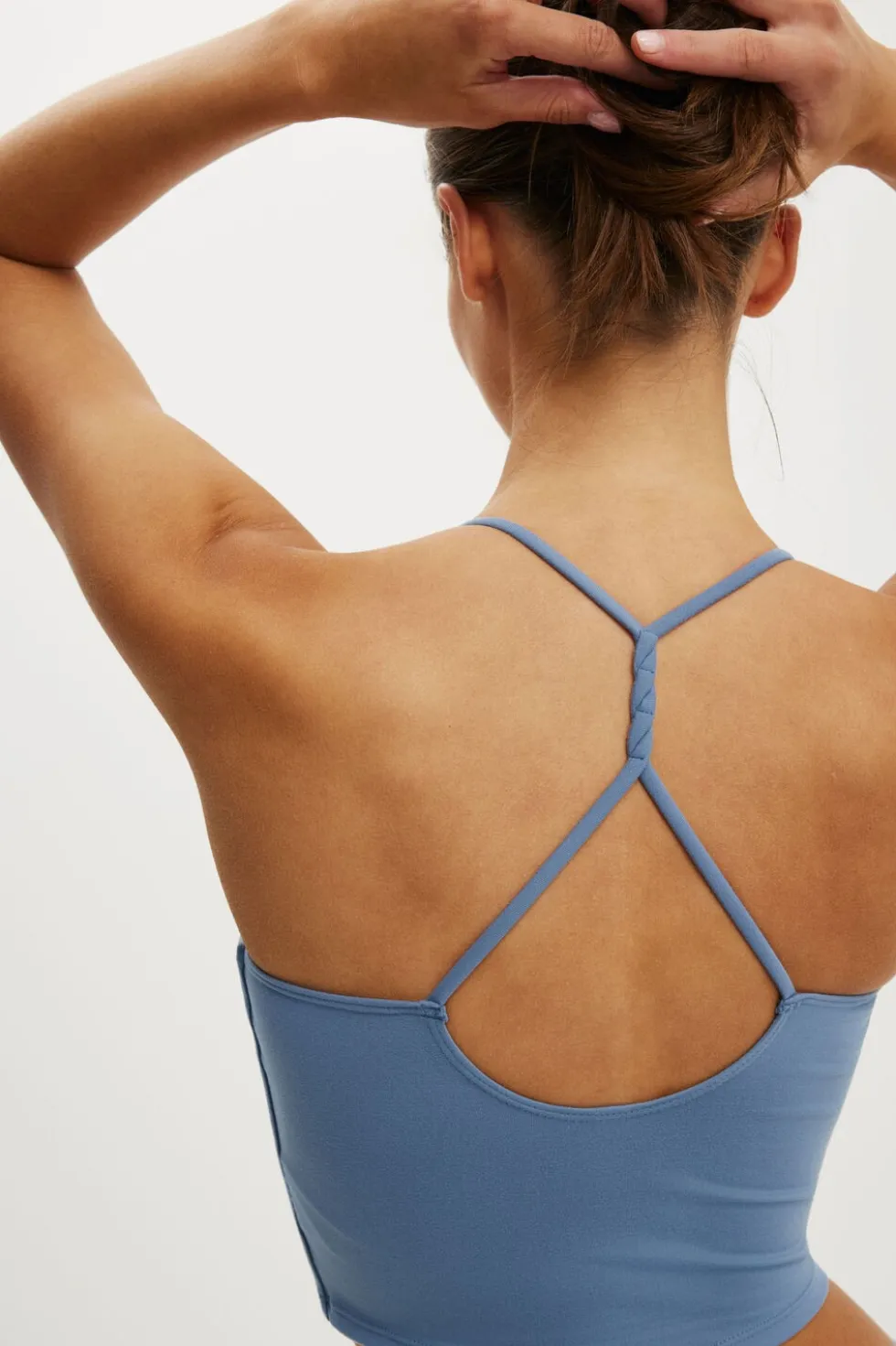 Ultra Soft Cropped Twist Back Tank