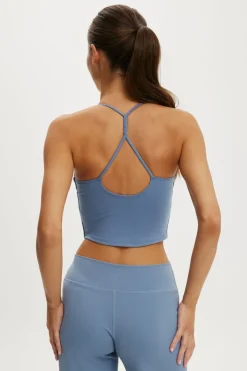 Ultra Soft Cropped Twist Back Tank
