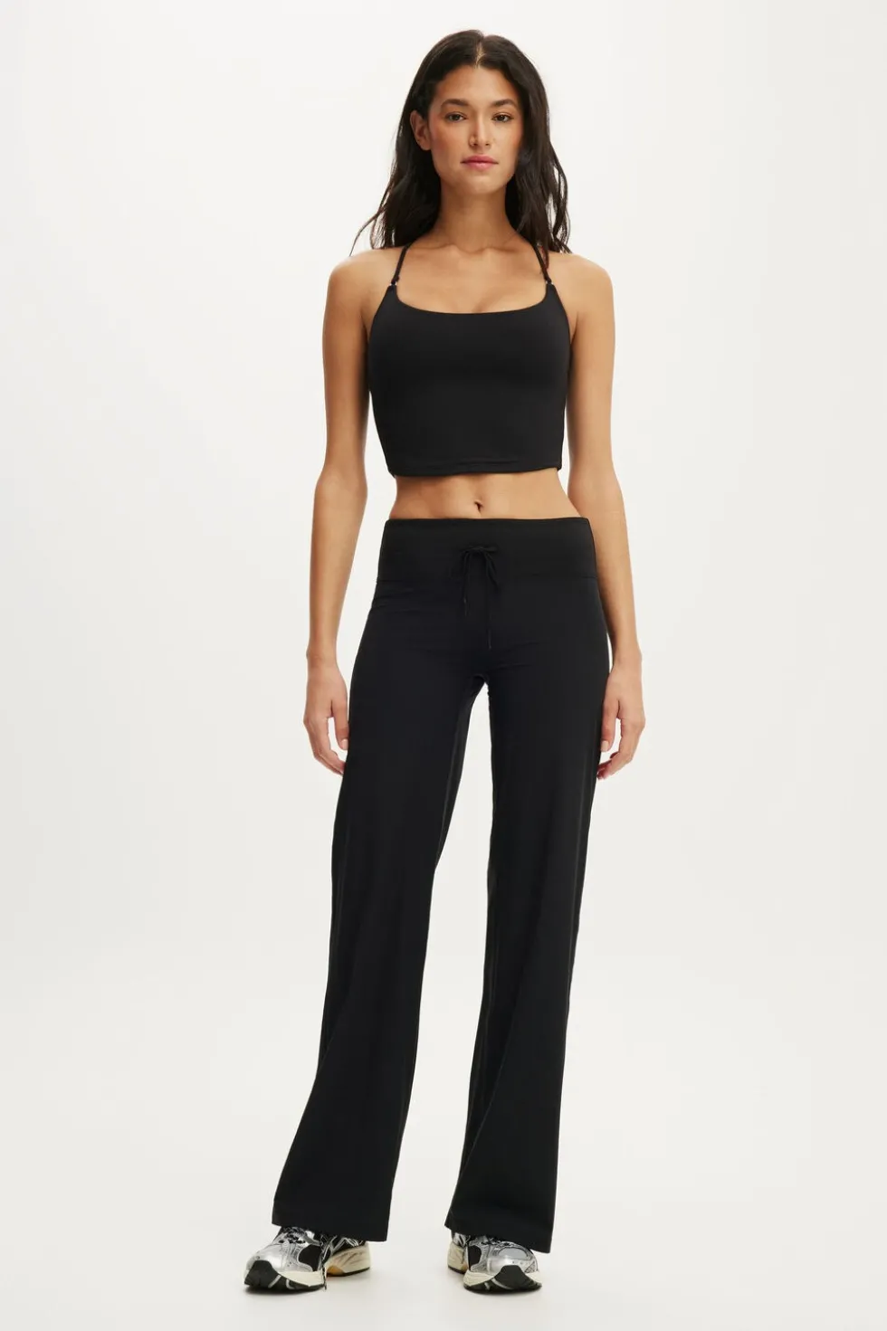Ultra Soft Cropped Twist Back Tank