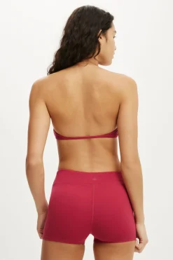 Ultra Soft Halter Open Back Crop