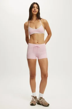 Ultra Soft Halter Open Back Crop