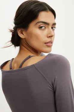 Ultra Soft Off Shoulder Longsleeve