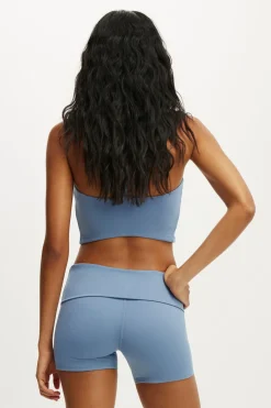 Ultra Soft Roll Over Shortie Short