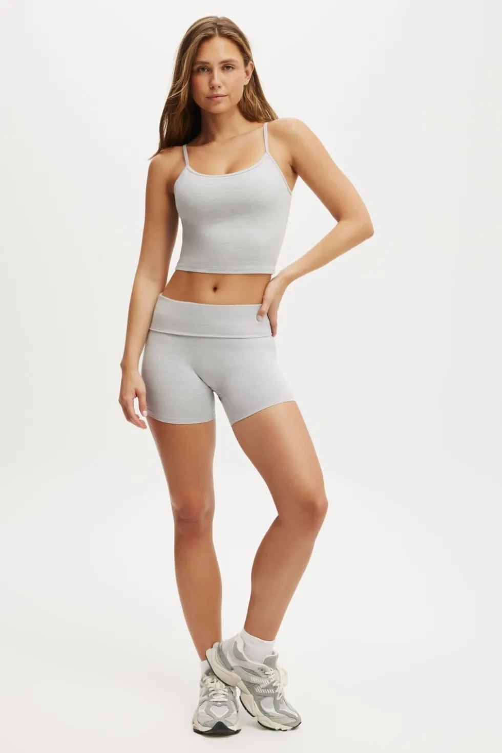 Ultra Soft Roll Over Shortie Short