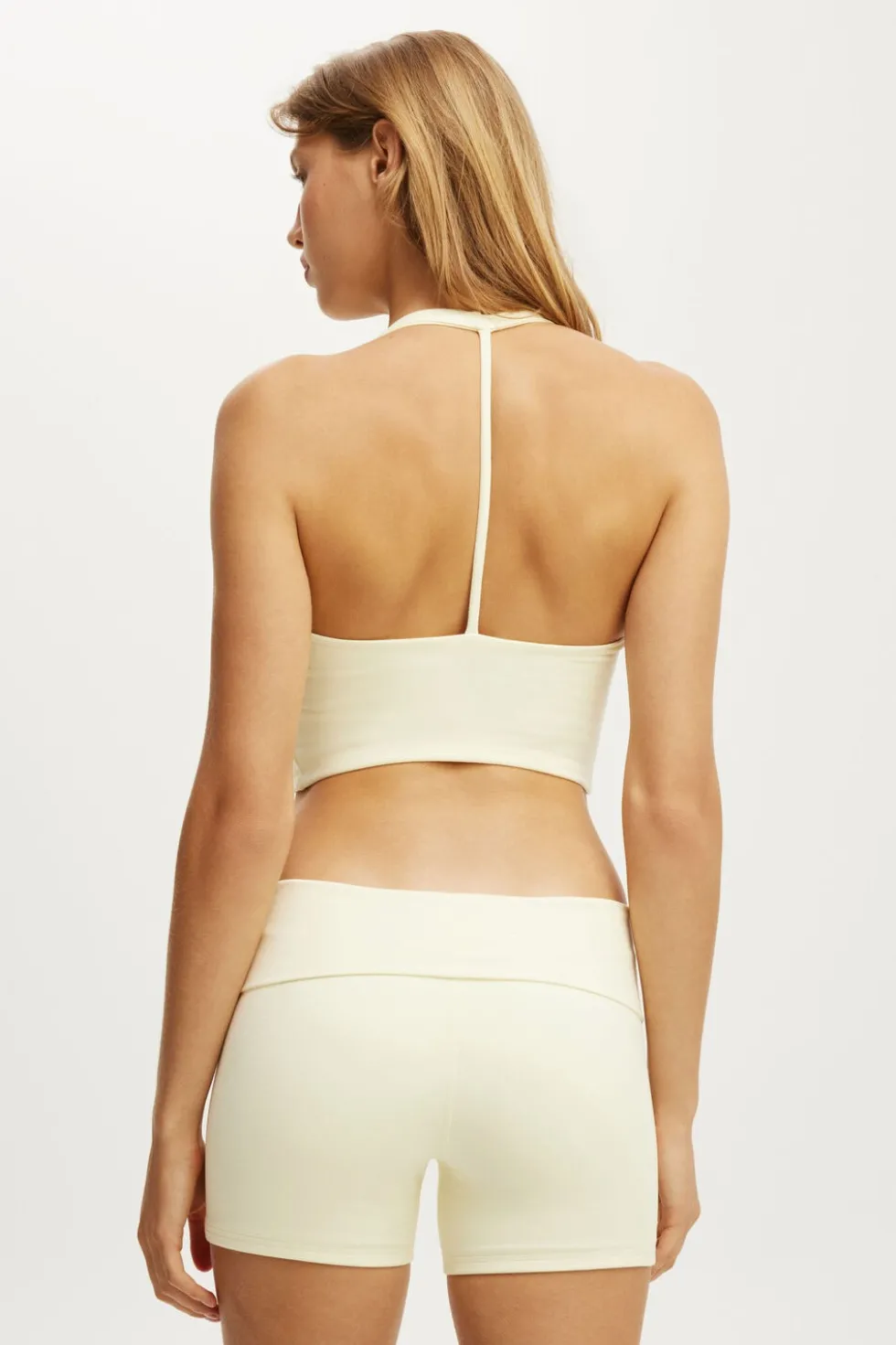 Ultra Soft Roll Over Shortie Short