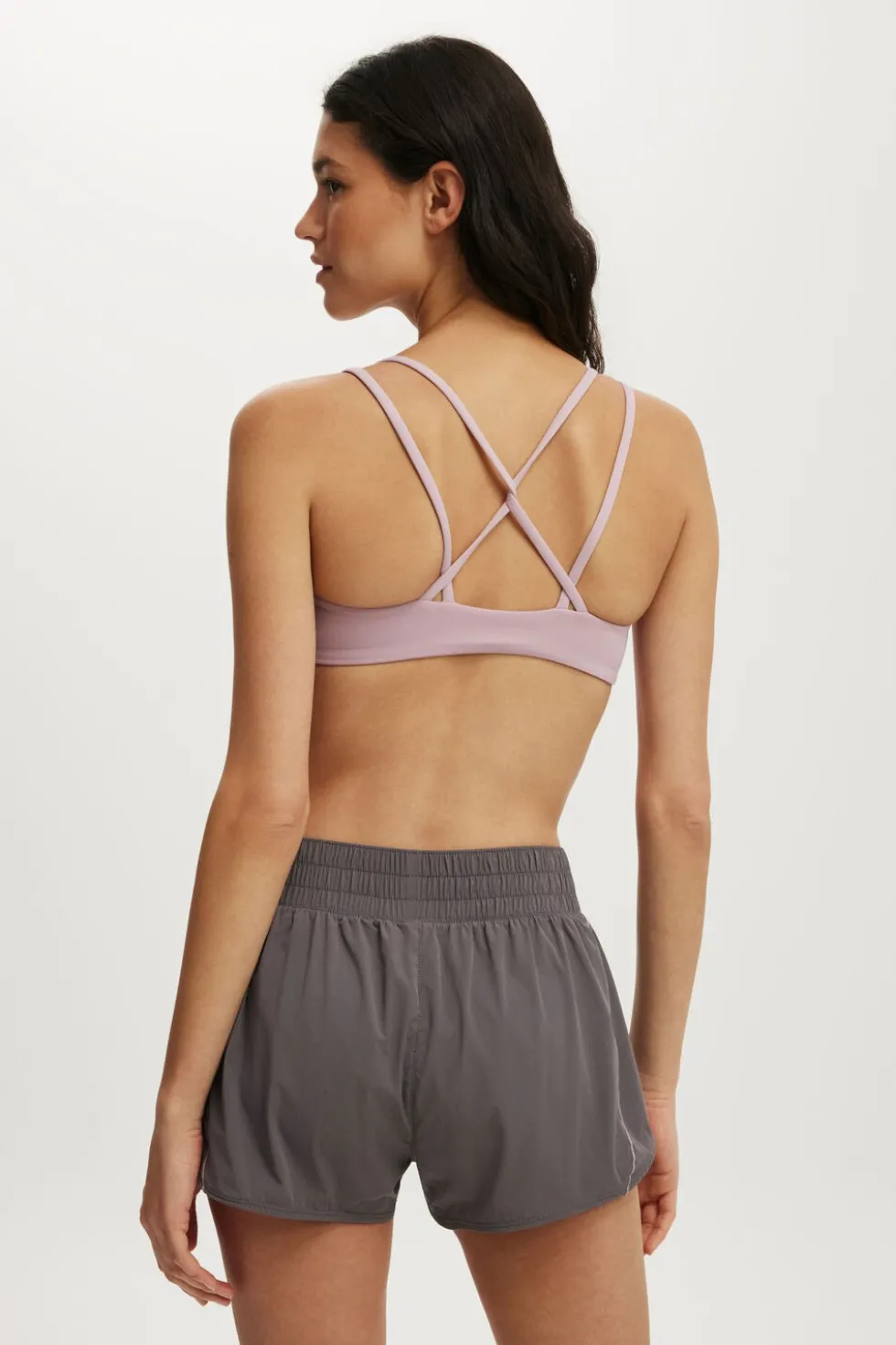 Ultra Soft Scrunch Front Strappy Crop