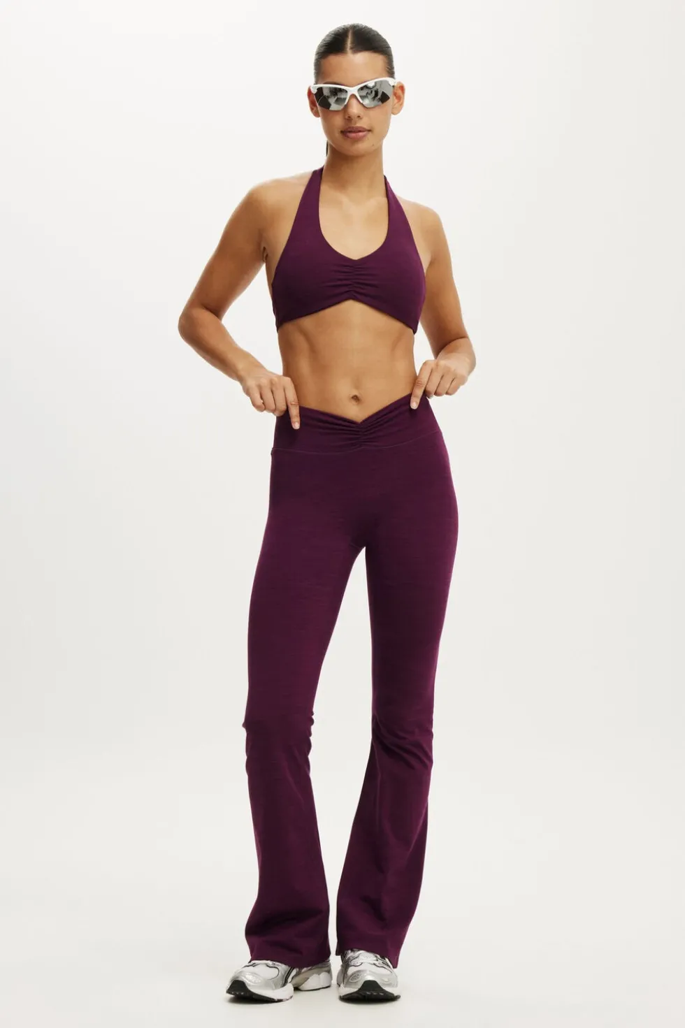 Ultra Soft Scrunch Front Flare