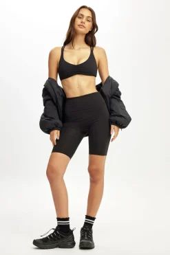 Ultra Soft Scrunch Front Strappy Crop
