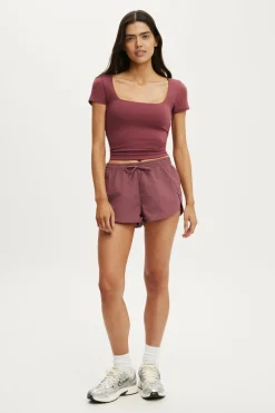 Ultra Soft Square Neck Fitted Tshirt