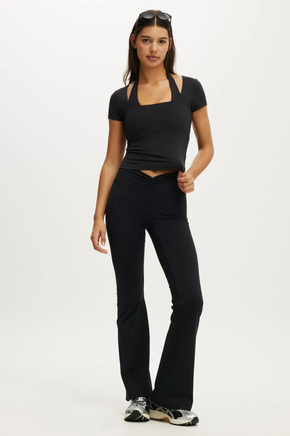 Ultra Soft Square Neck Fitted Tshirt