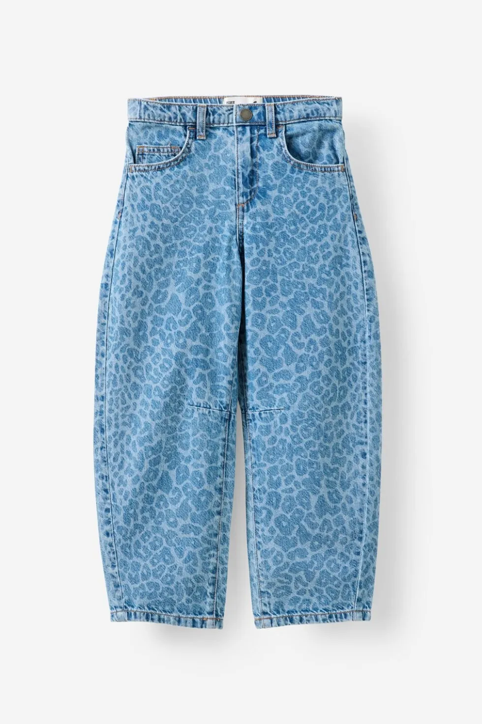 Unisex Barrel Leg Denim Jean
