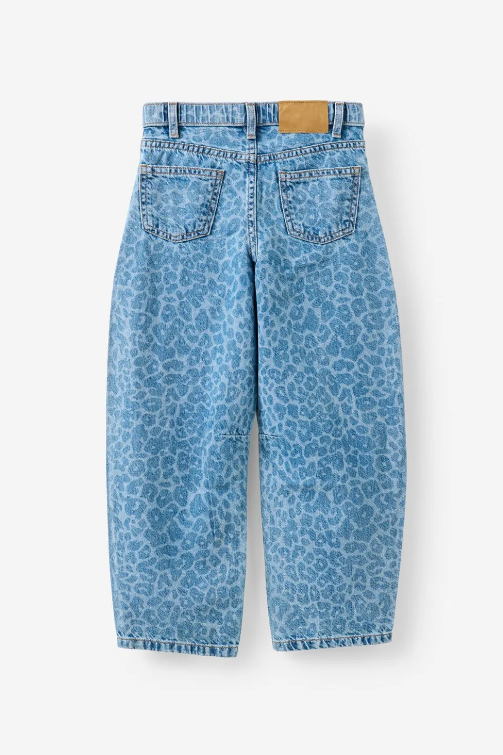 Unisex Barrel Leg Denim Jean