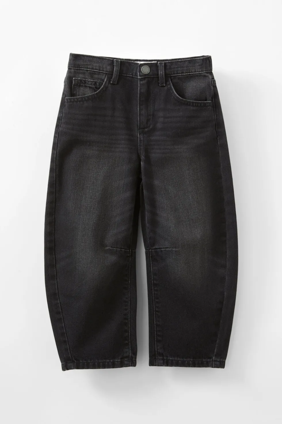 Unisex Barrel Leg Denim Jean