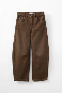 Unisex Barrel Leg Denim Jean