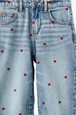 Unisex Barrel Leg Denim Jean