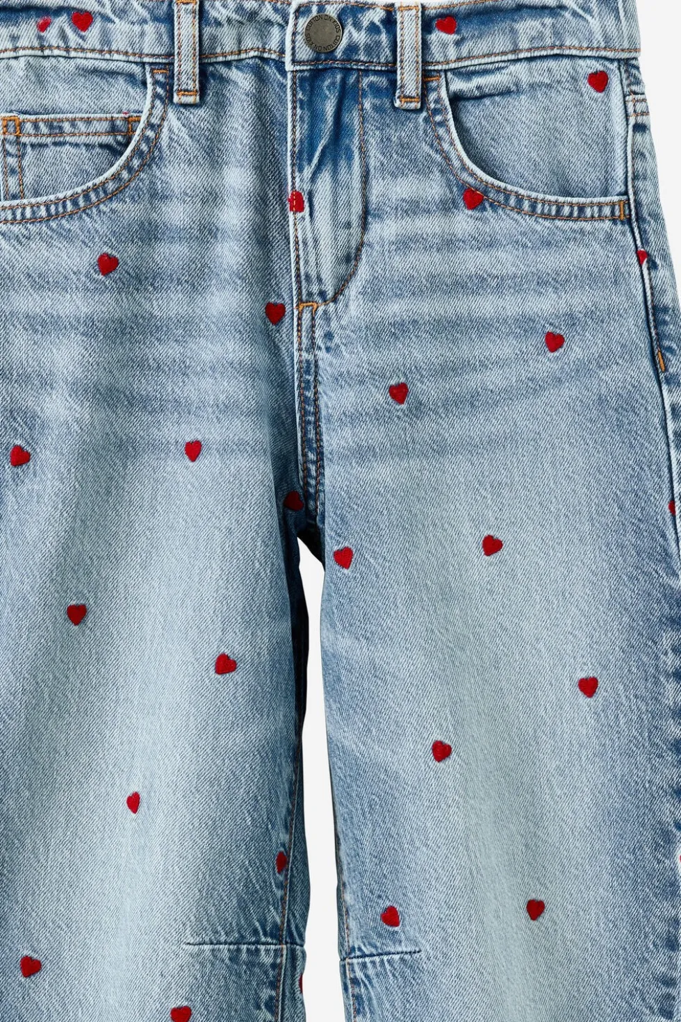 Unisex Barrel Leg Denim Jean