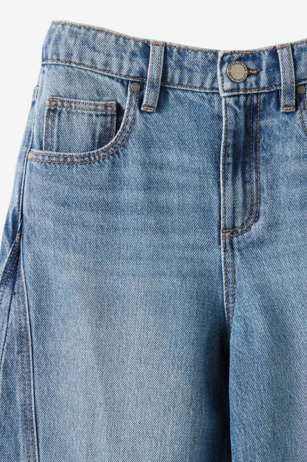 Unisex Super Barrel Leg Denim Jean