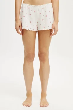 Waffle Baby Lock Hem Short